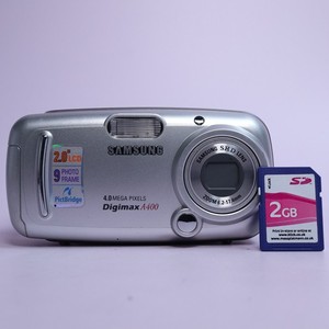 Samsung Digital Camera Digimax A400 4.0MP Silver Tested