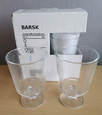 Ikea Barsk Weingläser X4 Ebba Strandmark 21cl Dessert Eis Trinken