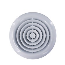 Blauberg UK 4 inch 100 mm White Circular Ceiling Mounted Air Vent Grille Cove...