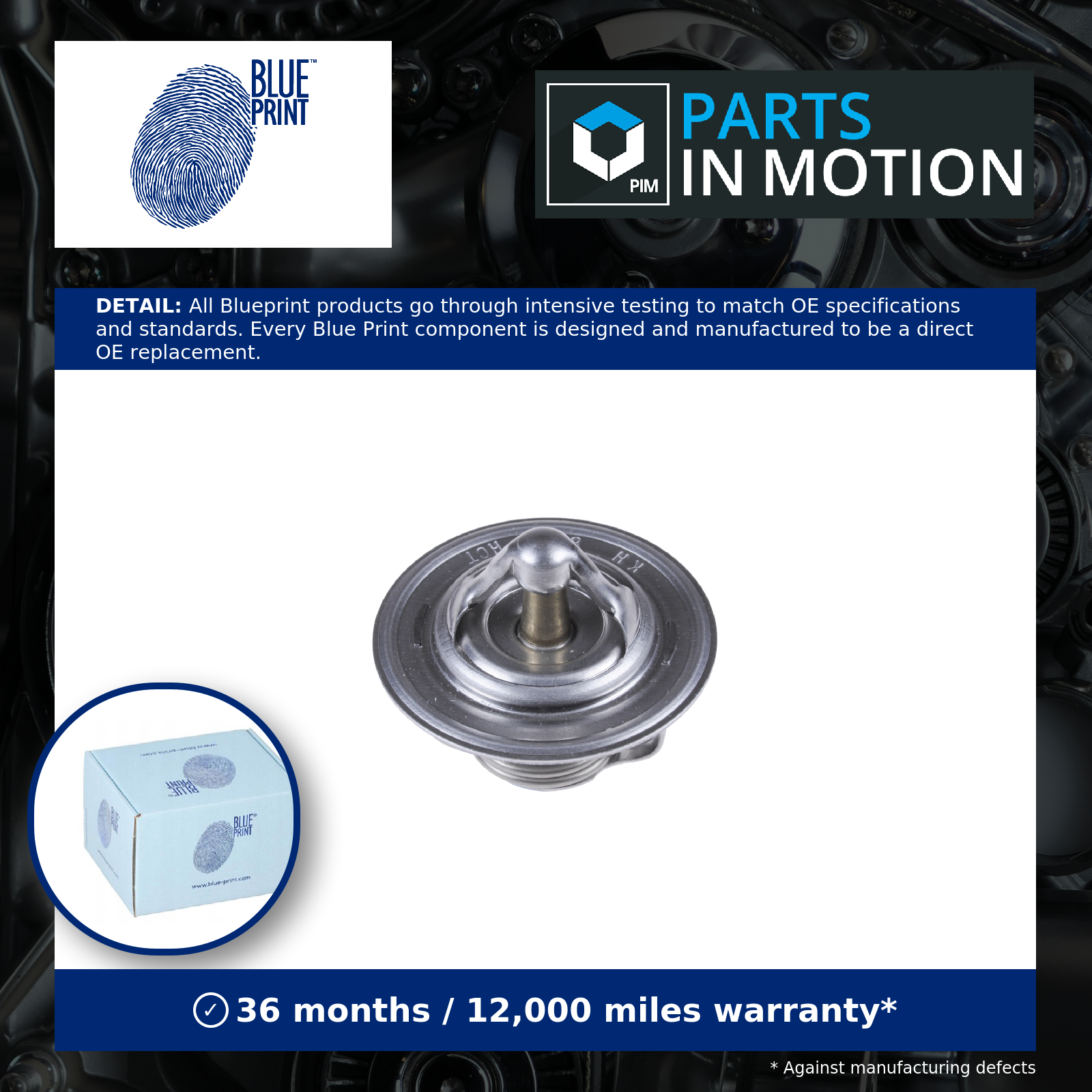 Coolant Thermostat fits DAEWOO LANOS KLAT 1.5 1997 on A15SMS Blue Print 03037749
