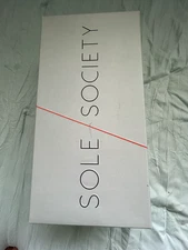 SOLE SOCIETY Taupe suede Pumps with Block heel Sz 11 M