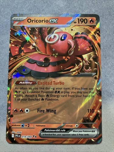 Oricorio ex - Double Rare ME02: Phantasmal Flames 018/094 NM