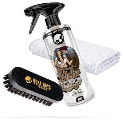 Leder - und Polsterreinigungs Set - Nuke Guys Bürste S + Polsterreiniger 500ml