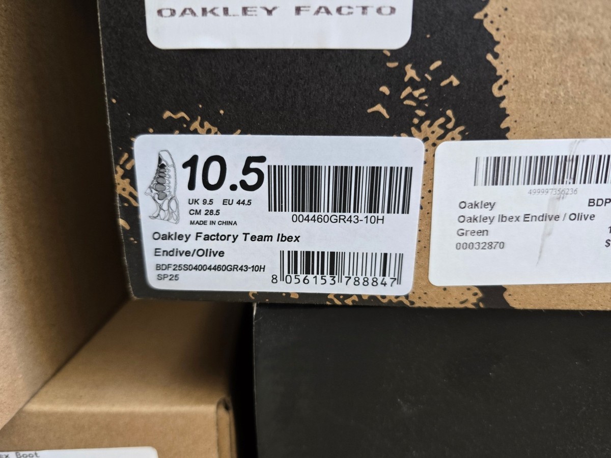 ikeike　オフショアトライブ　ＯＴＬＳー７３ＭＬ OAKLEY FACTORY TEAM Ibex Endive Olive Trail Hiking Shoes 2025 MENS