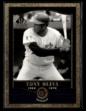 2001 SP Legendary Cuts #73 Tony Oliva Card Minnesota Twins
