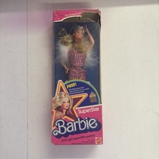 VHTF/NRFB 1976 Mattel Superstar Barbie Promotional Variation Raspberry 9720 Boa