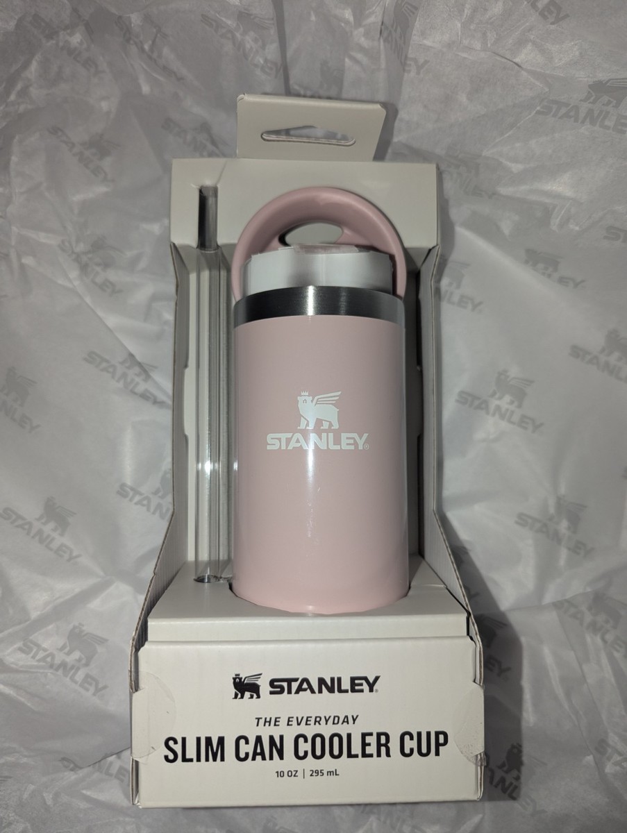 New Stanley The Everyday Slim Can Cooler Cup 10 OZ Peach Whip