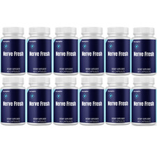 Nerve Fresh Nerve Health Support, 12 Bottles Official Nerve Dietary Supplement