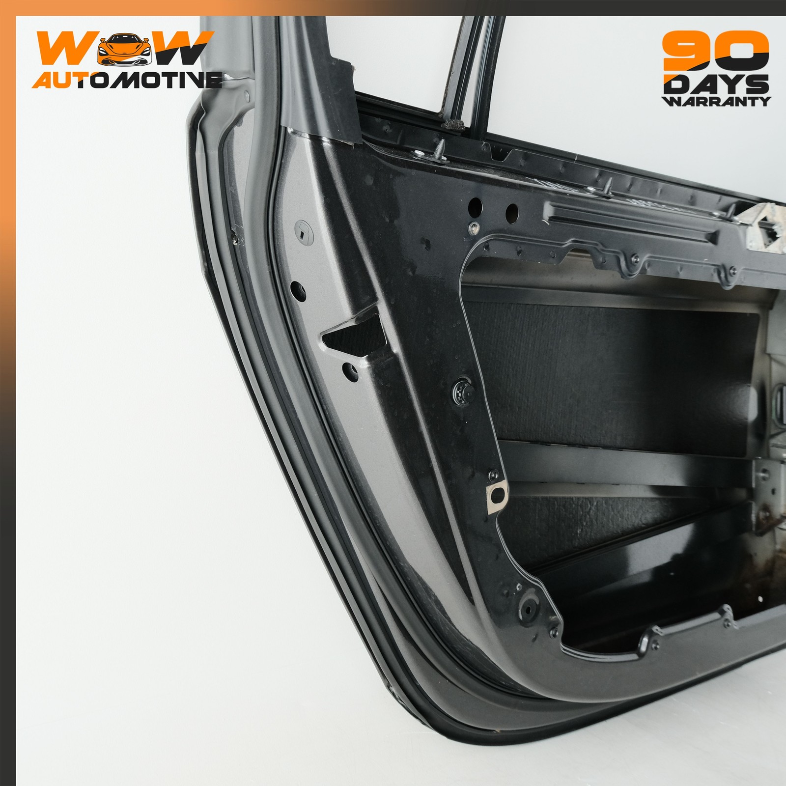 06-13 BENTLEY CONTINENTAL FLYING SPUR REAR LEFT DRIVER SIDE DOOR BLACK OEM