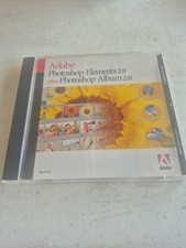 Adobe Photoshop Elements 2.0 Photoshop Album 2.0 CD With Serial Number S/N