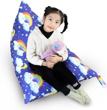 Kids Bean Bag Cover Only, Stuffed Animal Bean Bag Storage, Large Bean Bag Chair