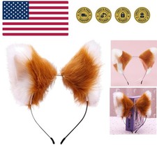 Animal Fox Cat Dog Ears Headband Halloween Cosplay Party Headbands Headpiece