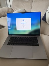 2021 Apple MacBook Pro 16-inch, M1 Pro chip, 16GB RAM 512GB SSD