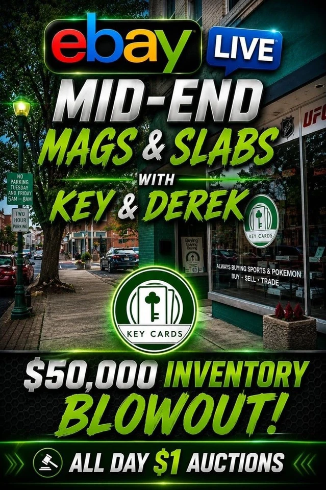 Mixed Sport Mags & Slab Auctions with Key & Derek