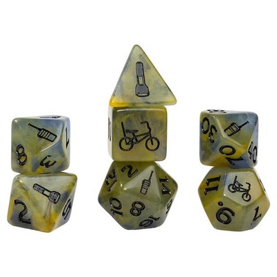 SDZ900201 Sirius Dice 7-Set Stranger Things Adventure Dice: Mike