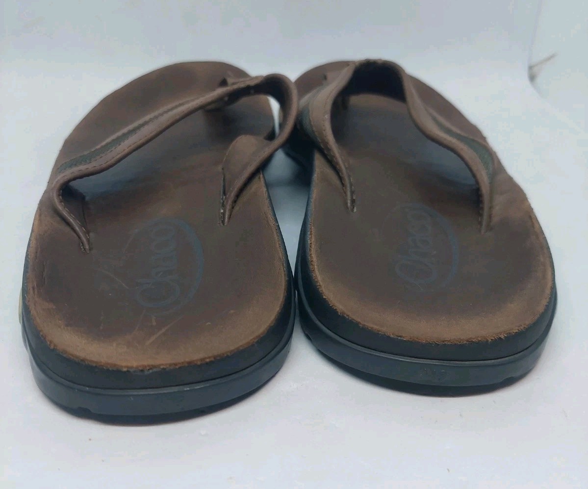 Chaco Classic Flip Flops Mens Size 9 Sandals Brown Beach  display picture 3
