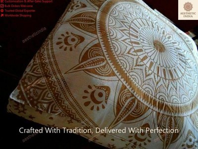 Boho Bohème Künstlerisches Kissenbezug Mandala Werf Dekor Kissenbezug Fall