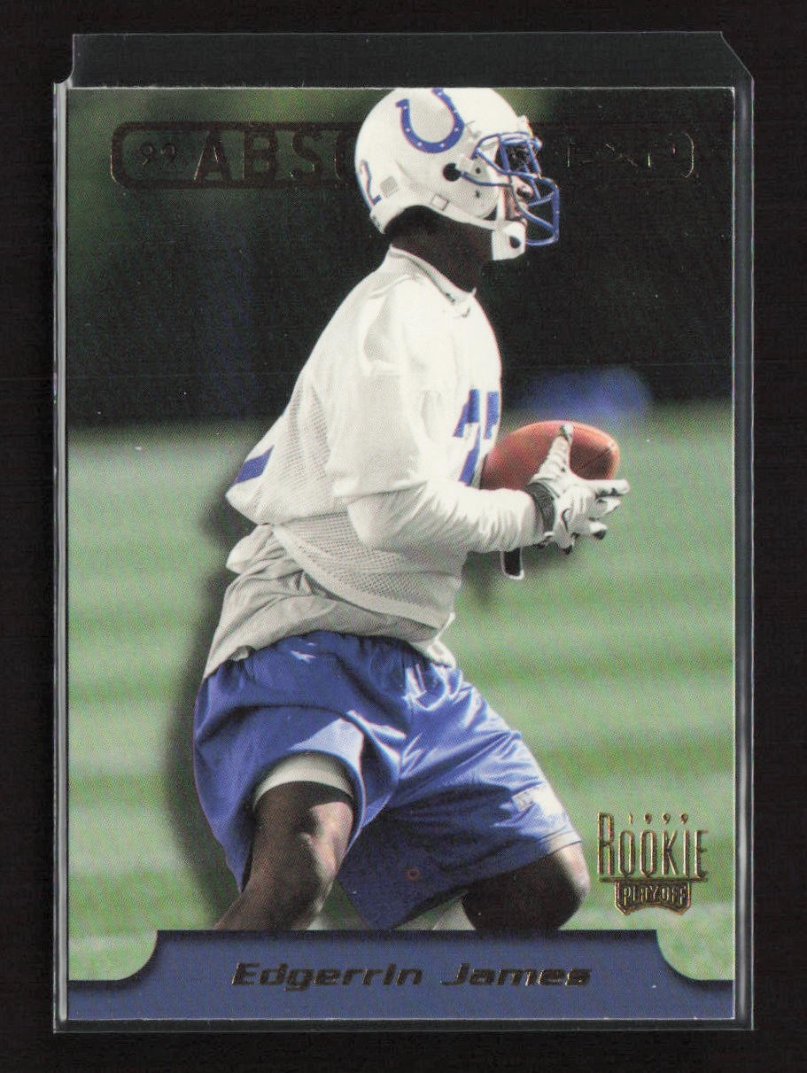 1999 Playoff Absolute EXP #4 Edgerrin James Indianapolis Colts Rookie
