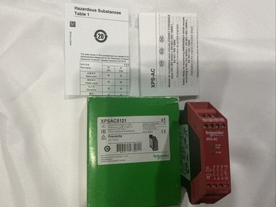 Brand NEW Schneider XPSAC5121 Safety Relay E-STOP 24VAC/DC 3NO