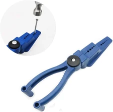 Nails Holder for Hammering Safety Pliers Finger Saver Protector Blue 