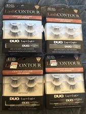 Lot of 4 Ardell Lash Contour 370 Eye-Elongating Effect with DUO Line It Lash It