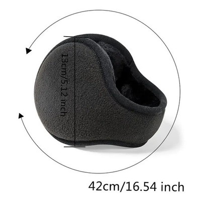 Winter Ohrenschützer Kopfhörer Fleece Wärmer Unisex warme Plüschmütze