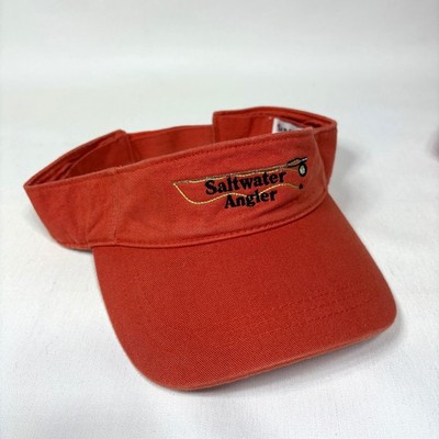 Simms Fishing Saltwater Angler Key West Fla Embroidered Strapback Visor Cap Hat