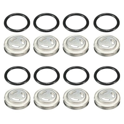 8pcs 18mm Motorcycle-Bike Brake Master Cylinder Reservoir Sight Glass Len Gasket