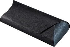 Eyeglass Case Hard Shell, Portable Sunglass Case, Fashionable PU Leather Eyeglas