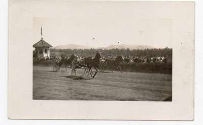 1915 PPIE RPPC Postcard of Harness Racing at the Fair | eBay