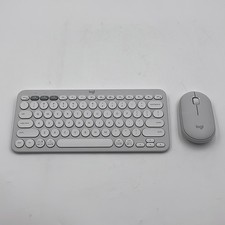 Logitech Pebble 2 Combo Wireless Keyboard and Mouse White - READ