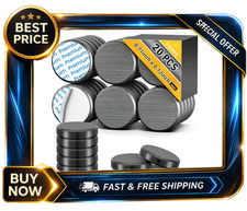 20pack Magnets for Crafts with Adhesive Backing, Round Disc Magnets Strong Stick