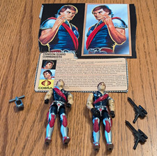 Hasbro G.I. Joe Tomax & Xamot Cobra Crimson Guard Commanders 2 Vintage Lot