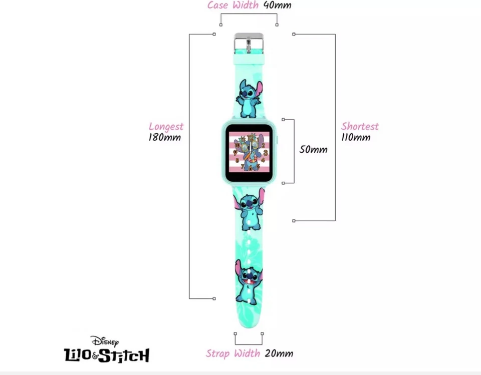 Disney: LILO & STITCH Reloj Inteligente Interactivo Grabadora de Voz Juegos Otras Características Foto 2 de 3