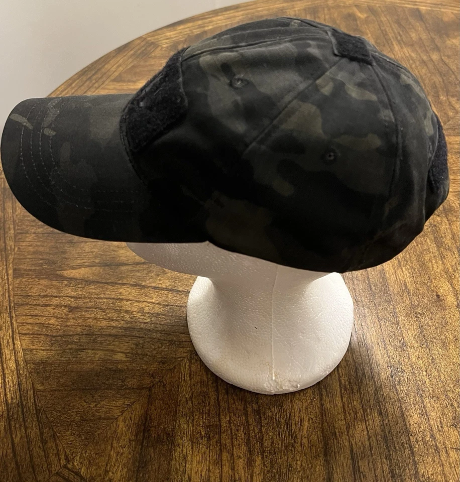 Gorra de contratista Tru-Spec Multicam negra ajustable Foto 2 de 4