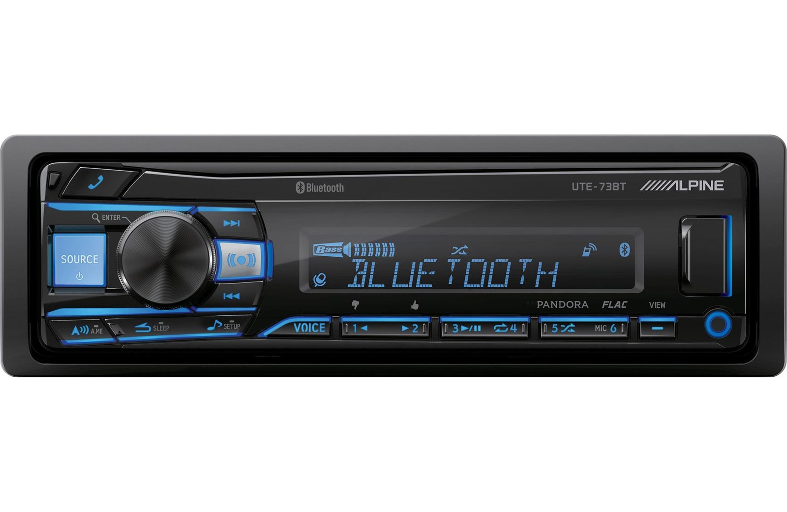 Single Din Digital Media Usb Aux Radio Receiver New