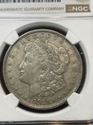 1921 D Denver Mint Morgan Silver Dollar AU55 NGC — photo 2