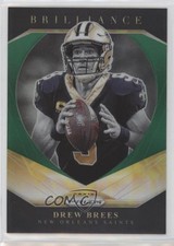 2020 Panini Prizm Brilliance Green Prizm Drew Brees #8 1d4m