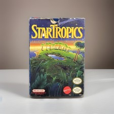 Star Tropics In Box With Manual, Original Nintendo Sleeve