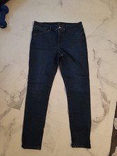 Womens Jeans Express 10 Reg Skinny Mid Dark Blue