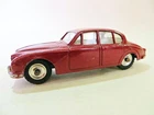 DINKY 195 'JAGUAR 3.4 LITRE' MAROON. COMPLETE. VINTAGE. ORIGINAL. VGC.