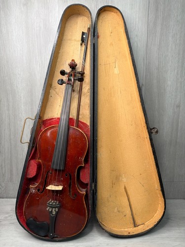 Antique Violin Labeled Giovan Paolo Maggini Brescia 1630 4/4 (A1D030252)