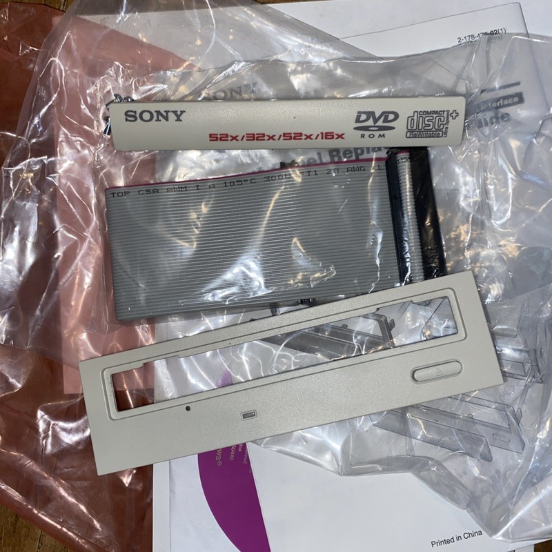Sony Front Panel Replacement Guide Desktop Computer 2005 OOB Desktop Computer