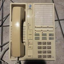 AT&T Spirit 24 Button Non-Display Telephone (Misty Cream) - Untested As Is