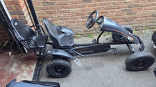 BERG XL Pedal Go-Kart Ride-On with 2 Seats (Passenger Seat) Black
