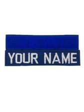 Royal Blue Custom Uniform Embroidered Military Name Tape