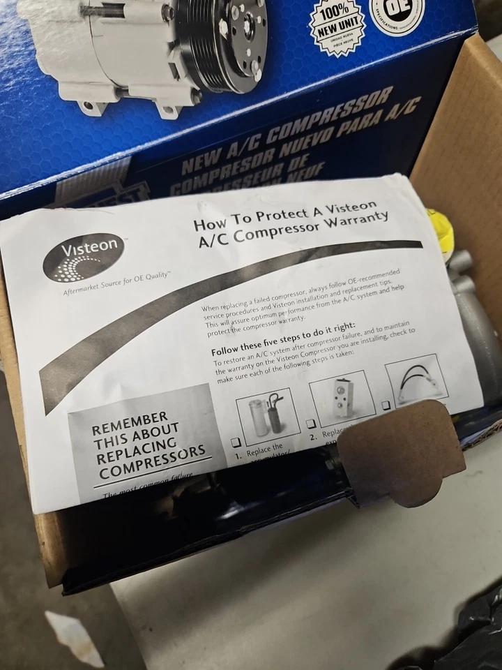 AC Compressor for Ford Expedition Lincoln Navigator 5.4L 2007-2014 - Image 4 of 4