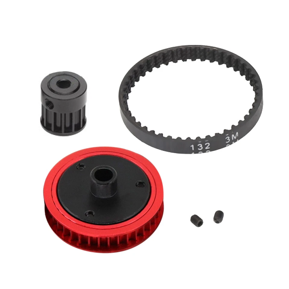 1 Set Belt Drive Transmission Gears For Axial SCX10 90046 1/10 RC Crawler Car mm - Image 2 of 4