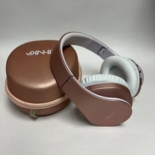 ZIHNIC WH-816 Rose Gold Over Ear Wireless Bluetooth Headphones