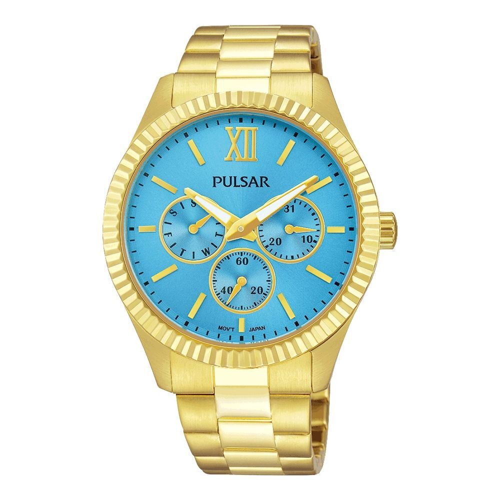 Pulsar Gold-Tone Stainless Steel Men's Watch